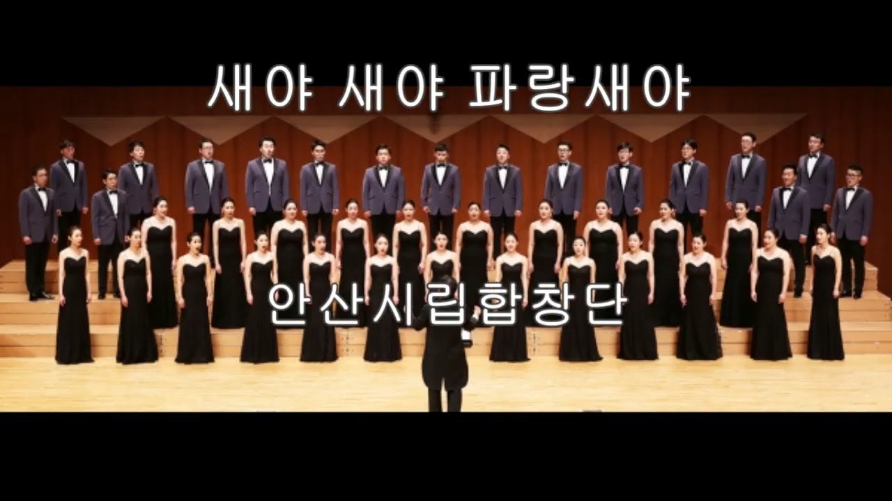 새야 새야 파랑새야 - 안산시립합창단 &지휘 박신화 1997 (채동선 채보,편곡)