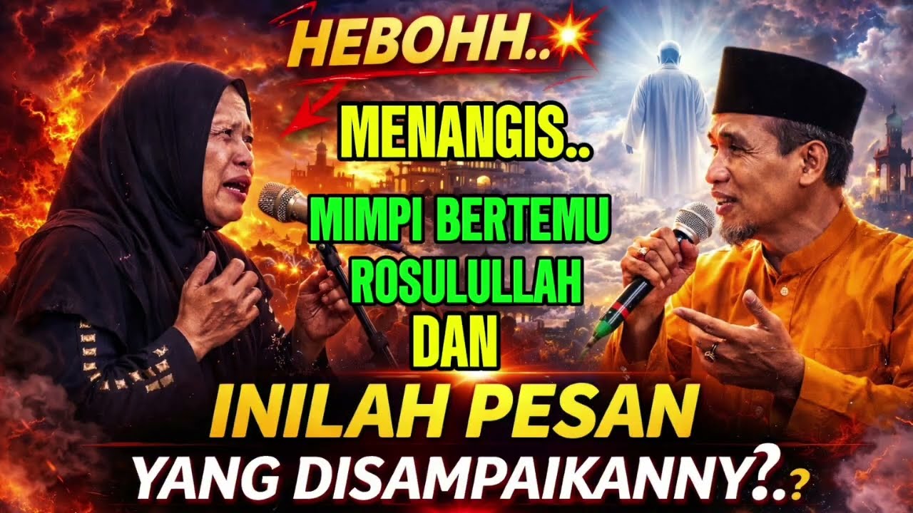 HEBOHH..💥IBU INI MENANGIS SAMBIL CERITA BAHWA DIA MIMPI BERTEMU ROSUL DAN INILAH ISI PERCAKAPANNYA..