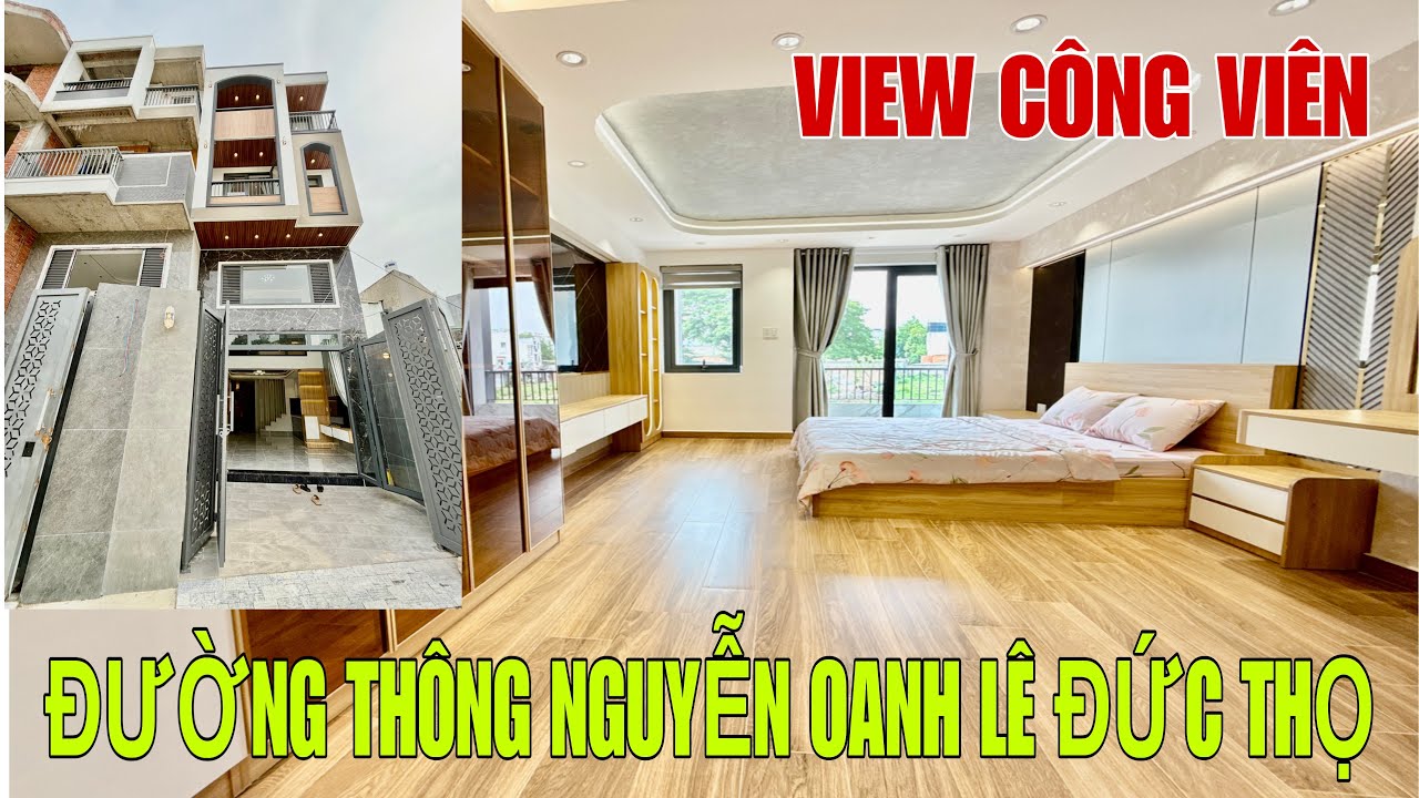 Gò Vấp đường thông xe hơi đậu cửa. Đối diện công viên. Nguyễn Oanh - Lê Đức Thọ - Nguyễn Văn Lượng