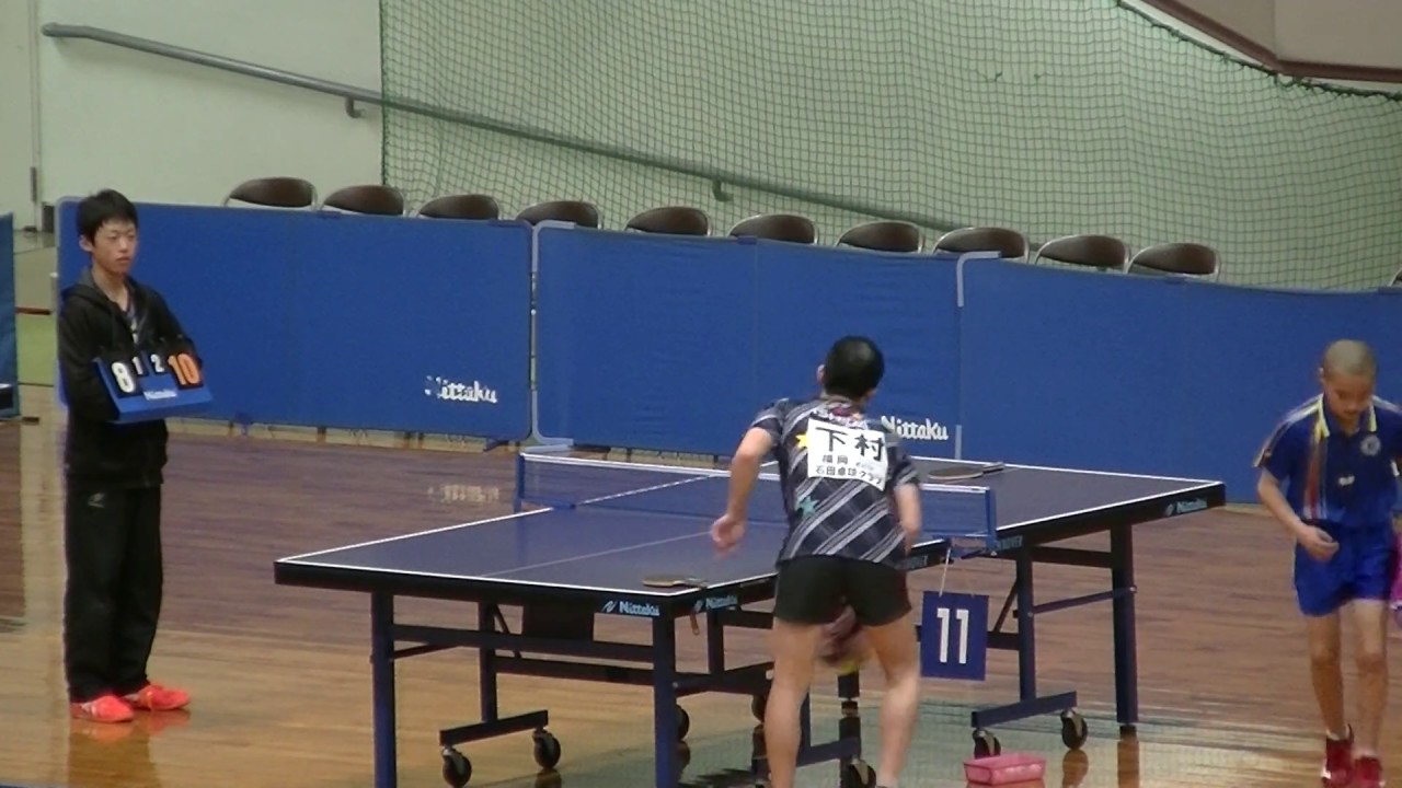 20200222全九州卓球選手権（中学団体の部）男子決勝 明豊（大分）vs石田卓球クラブ（福岡）第4ゲーム