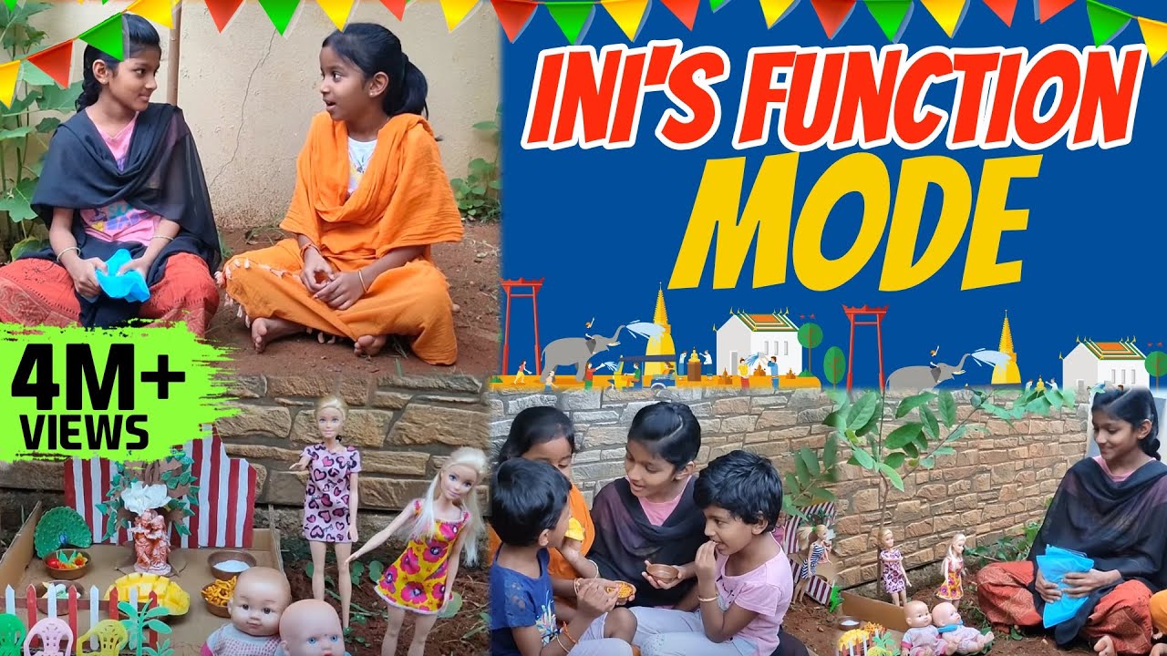 ini's function mode | Barbie show | continuation of ini's drama |காதணி விழா |ini's galataas