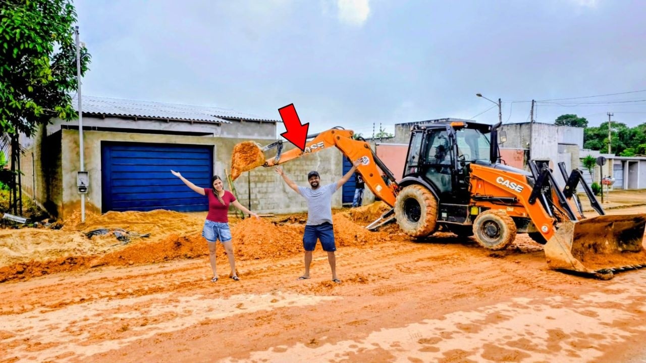 Um passo muito importante em nossa obra, que felicidade 😍