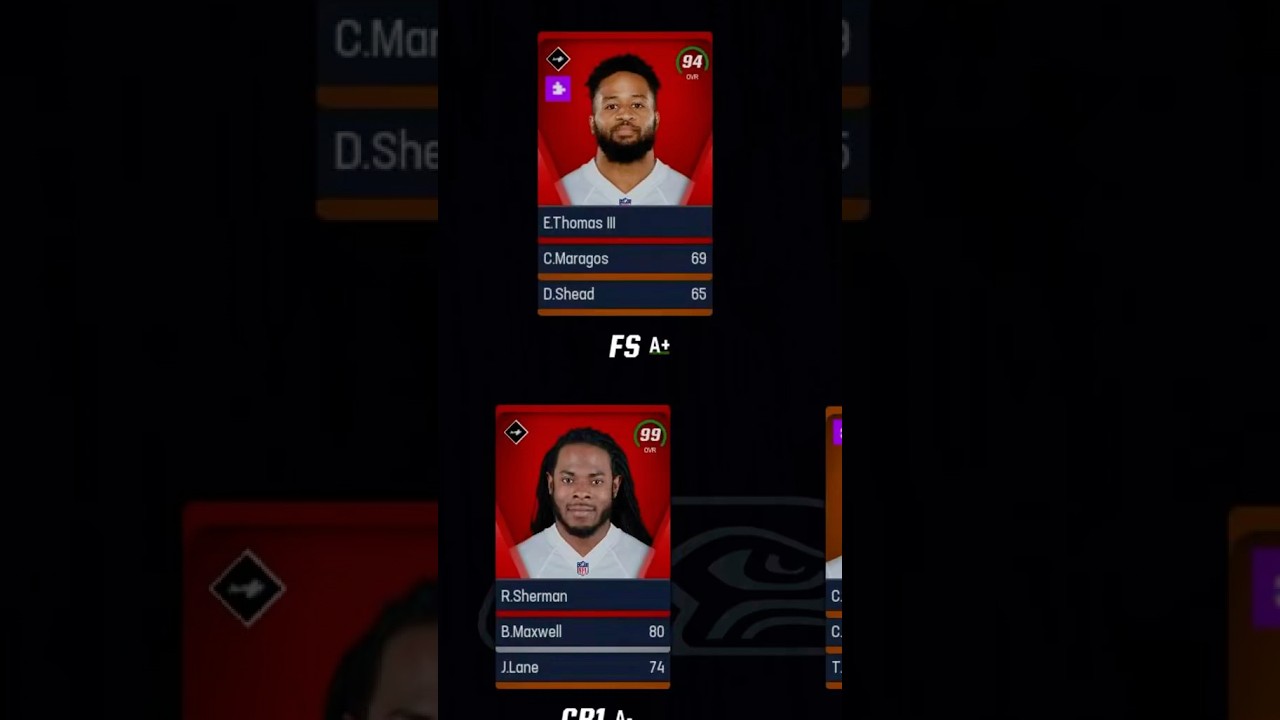 I added the Legion of Boom to the Seahawks 