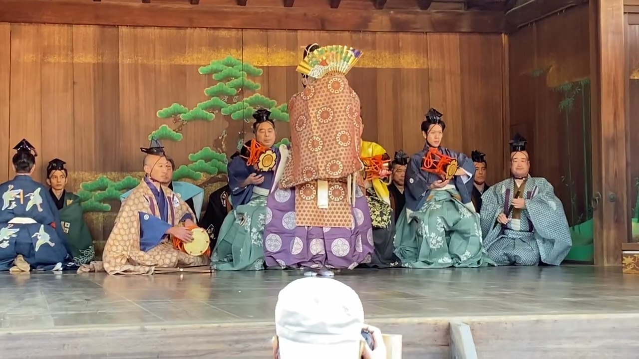 令和七年　八坂神社　初能奉納　翁-okina-　三番三　　＜乙巳＞