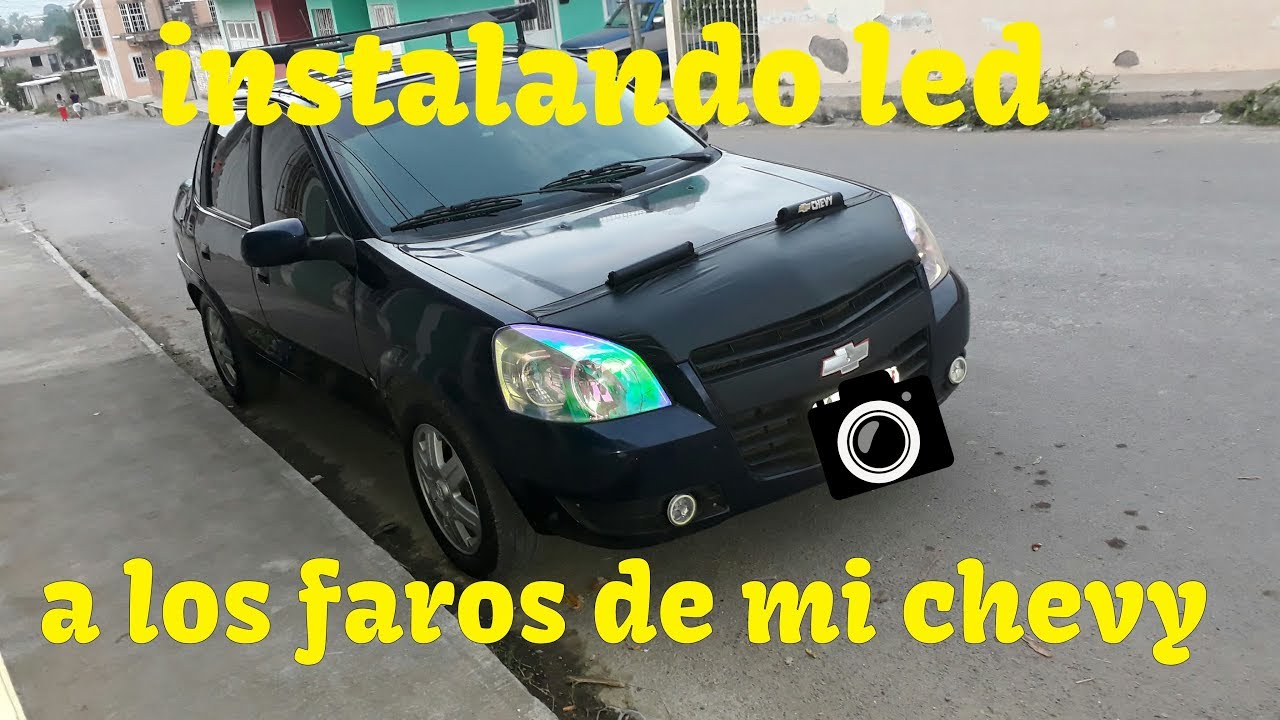 Instalando luz led unidades principales de Chevy C3 (h13)