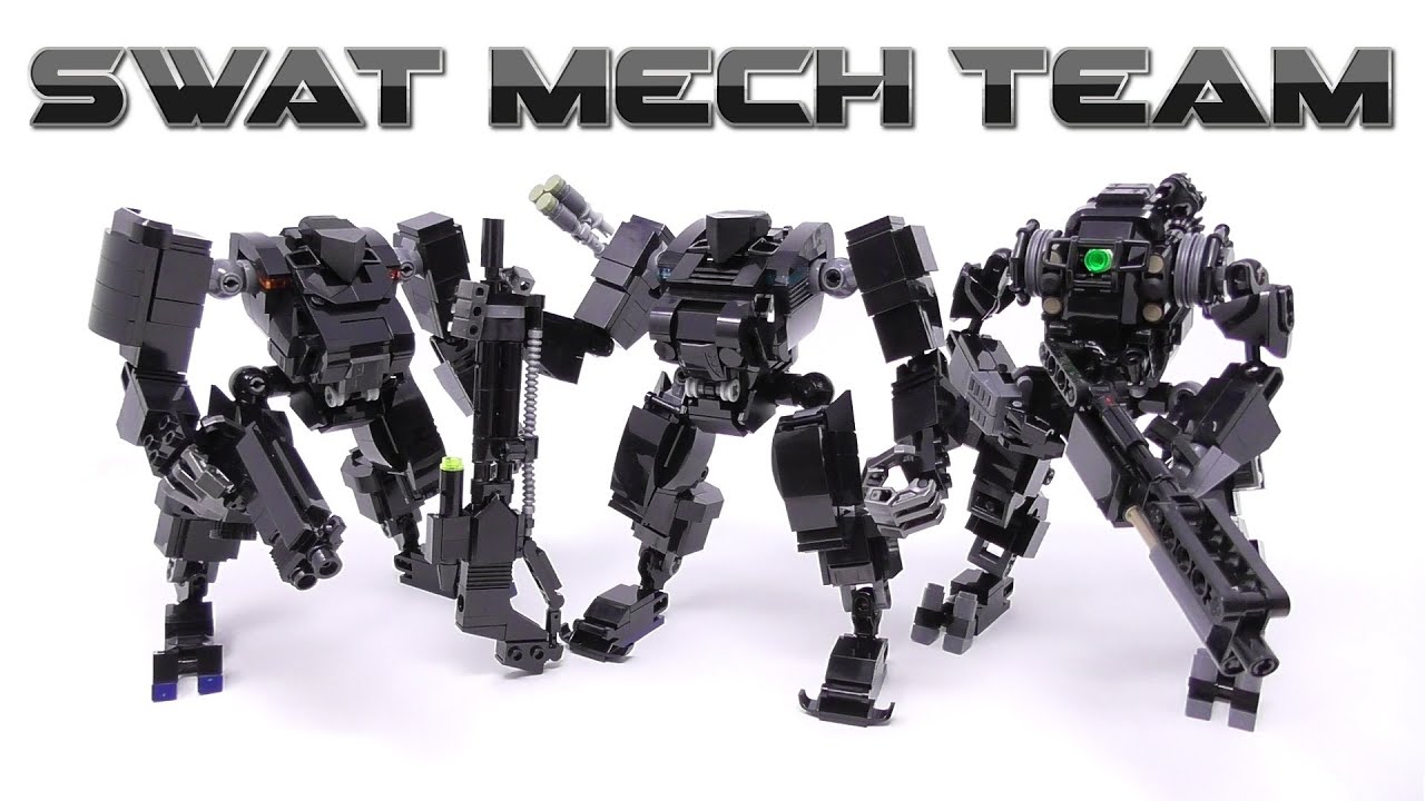 LEGO SWAT Mech Team - Detailed Build