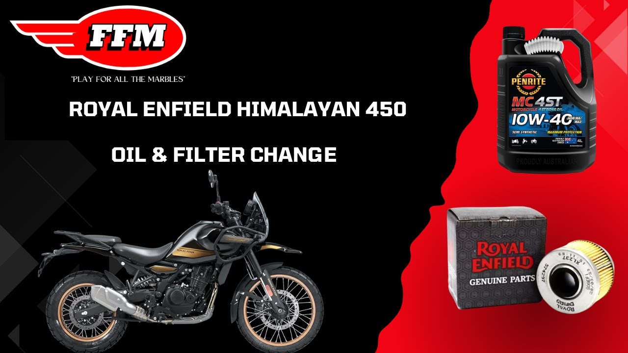 Royal Enfield Himalayan 450 - How to change oil and filter
