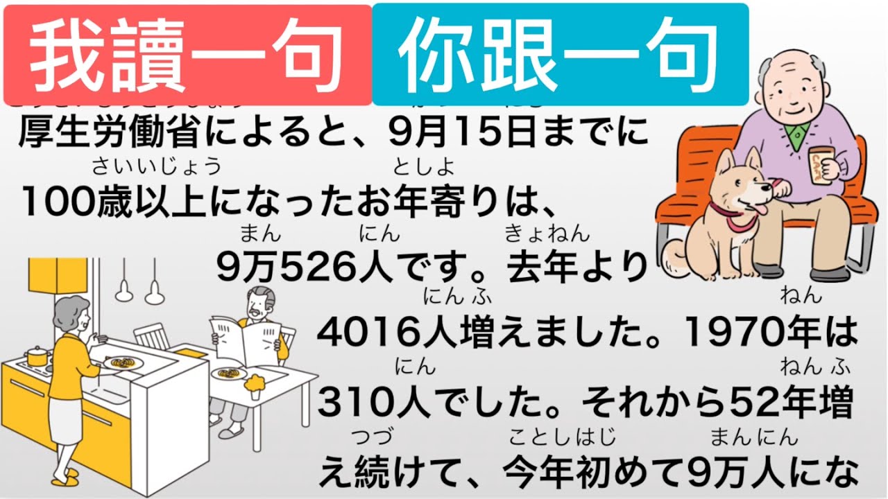 日語學習 | 提高你的聽力和口說 （7）