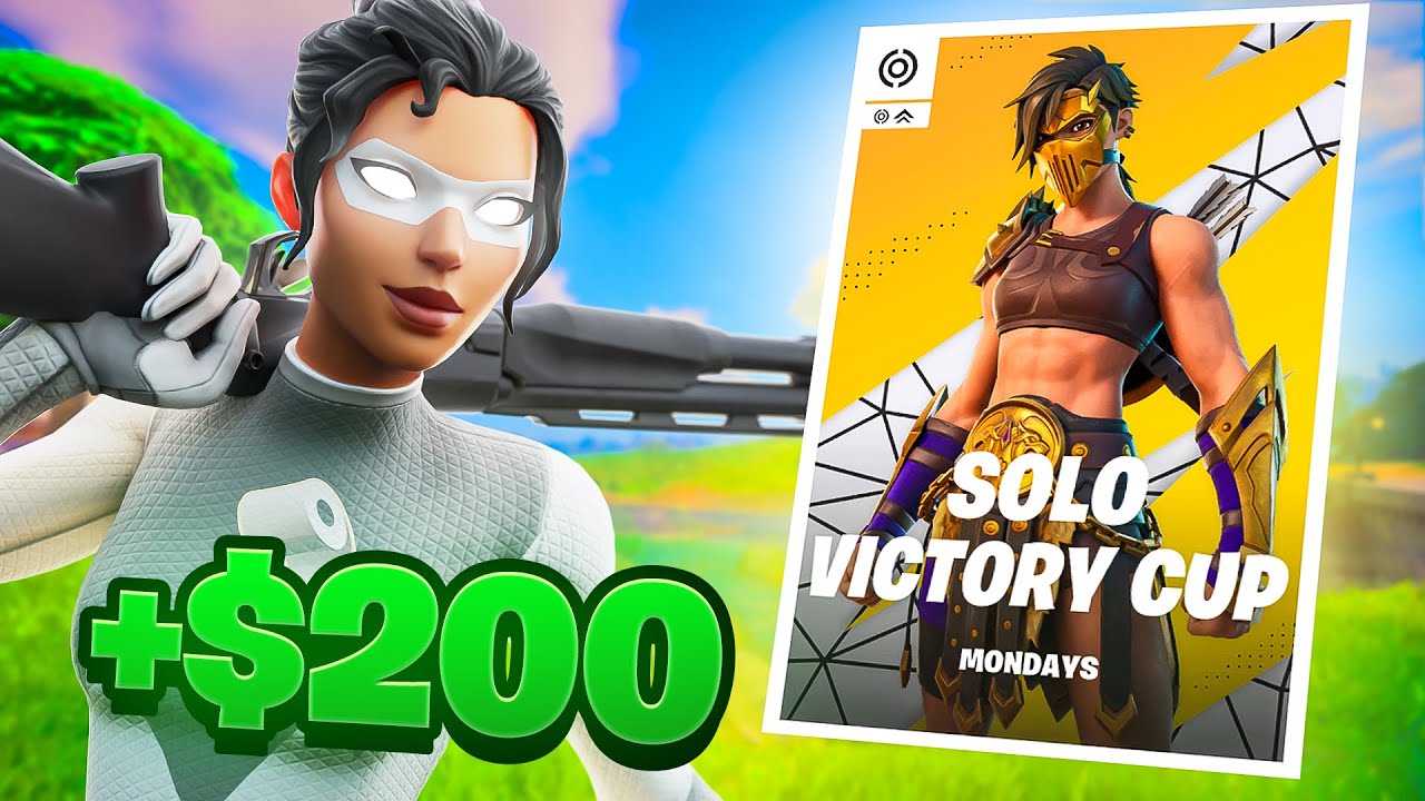 How I WON $200 in the Zero Build Solo Victory Cash Cup...