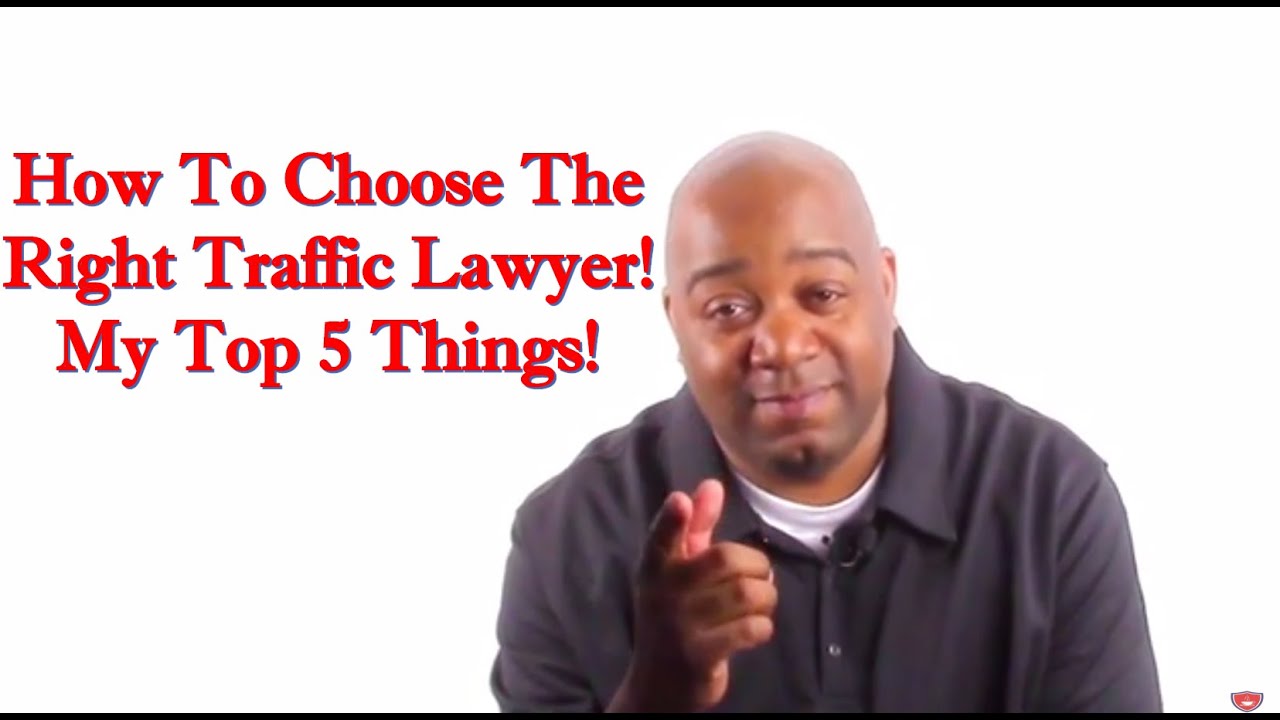 How To Hire A Traffic TICKET Lawyer