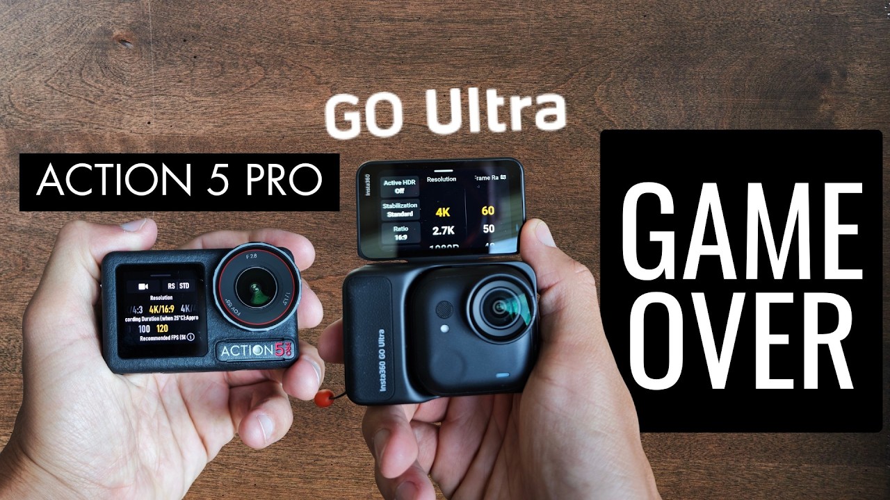 DJI ACTION 5 PRO vs insta360 Go Ultra: Unexpected Result!