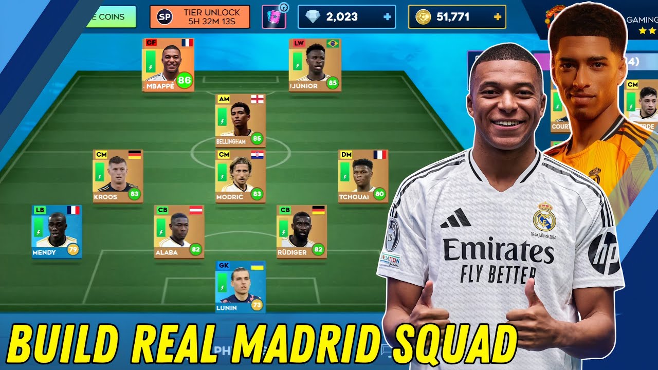DLS 24 | Make Real Madrid Team 23/24 in Dream League Soccer 2024