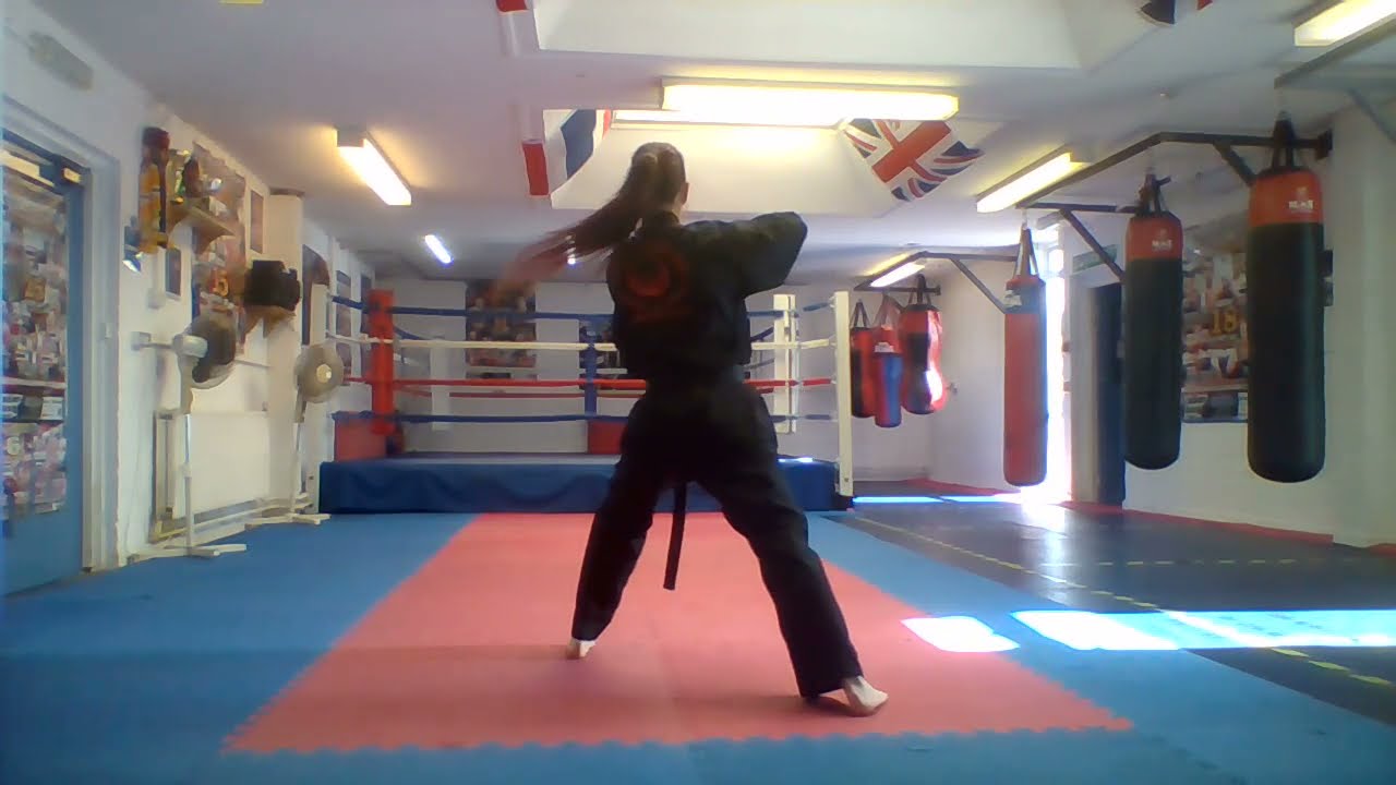 Pattern Gae Baek Reverse View- Taekwondo Association of Great Britain (TAGB) by Katie Billingham