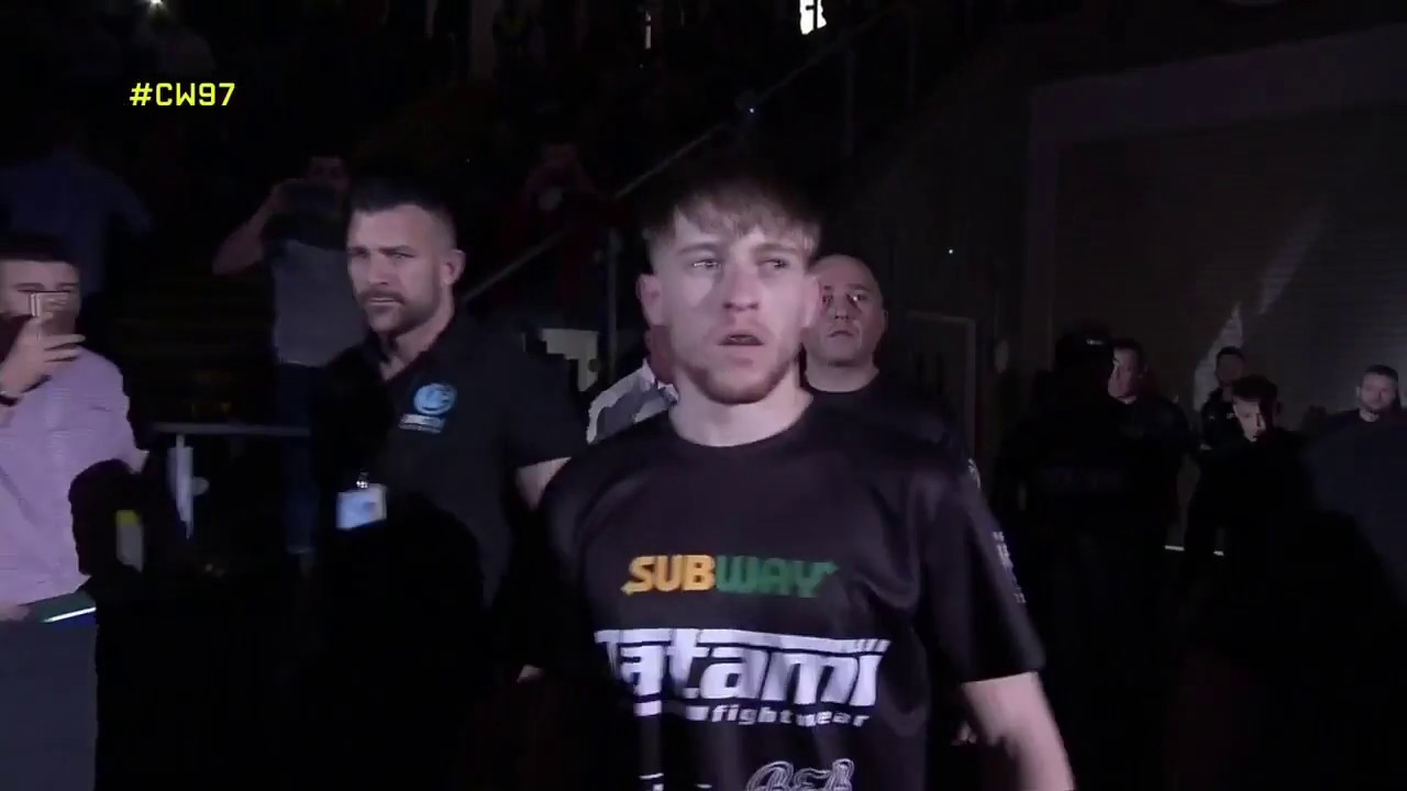 Jack Shore's walkout at the sold-out CW97 in Cardiff