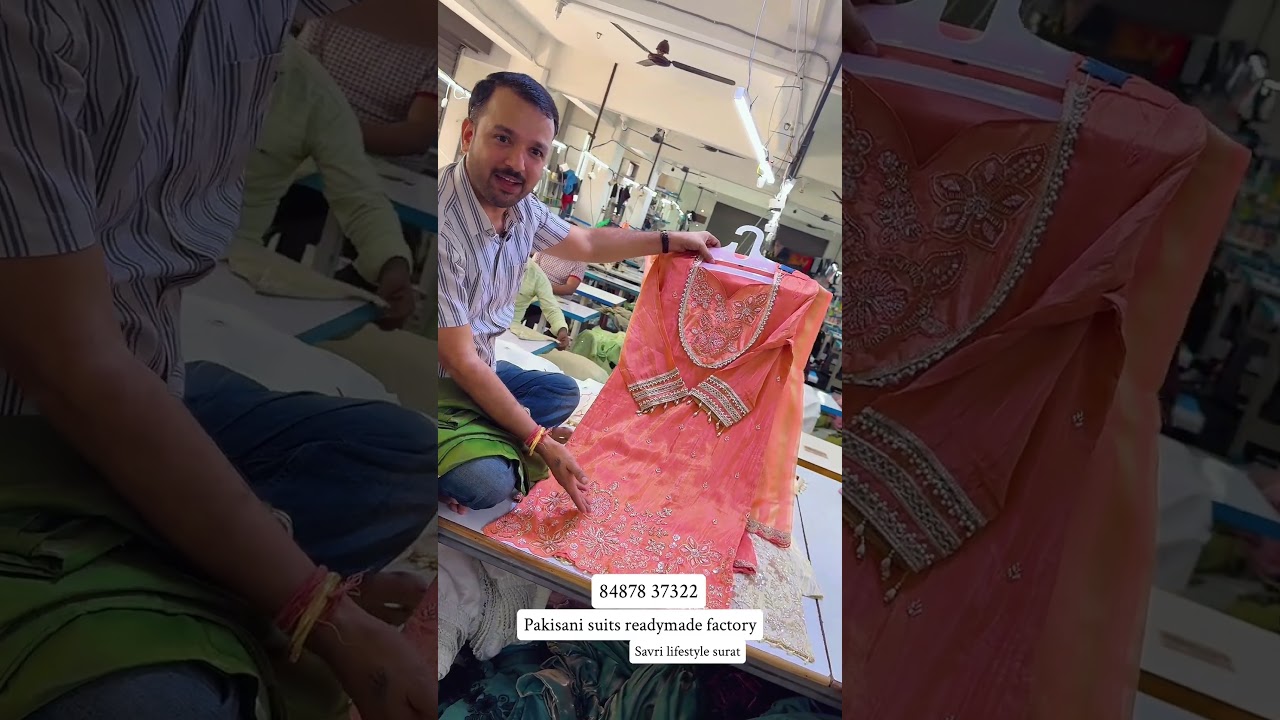 Pakisani suits readymade factory