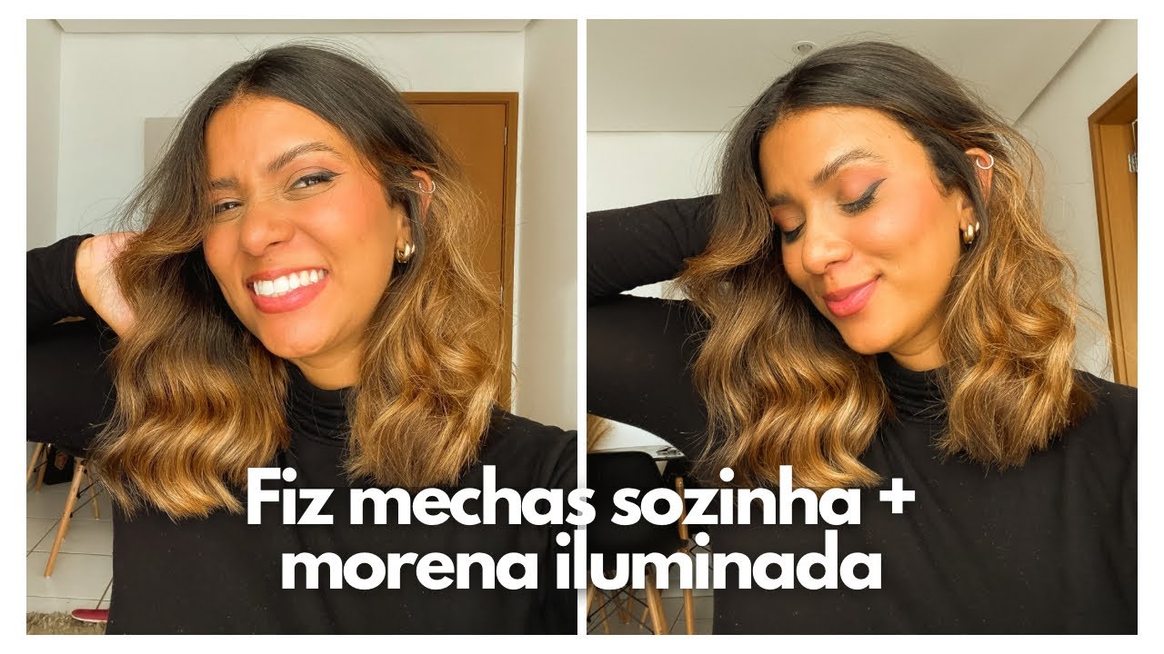 COMO FAZER MECHAS SOZINHA | MORENA ILUMINADA | PASSO A PASSO!
