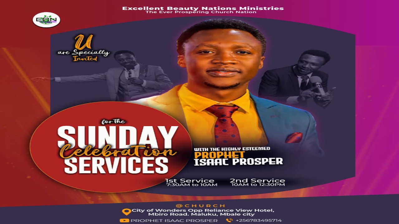 Sunday Celebration Service |Prophet Isaac Prosper| 15th.03.26