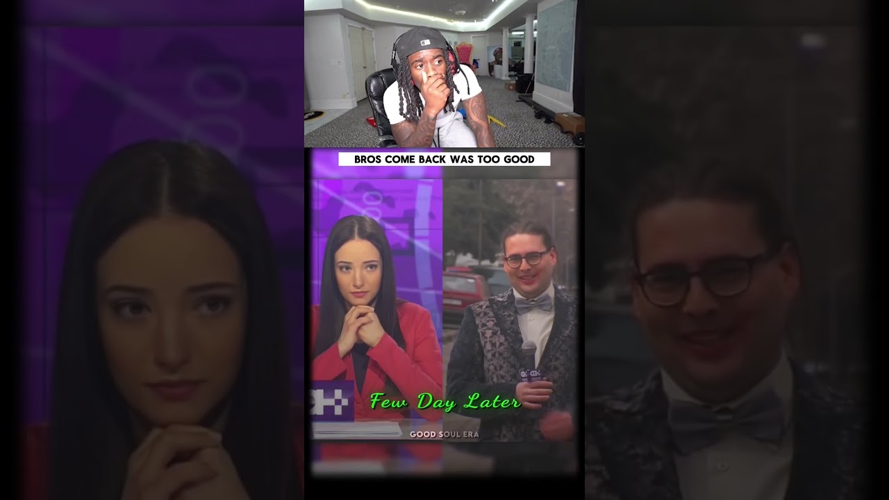 He replaced her live on national tv