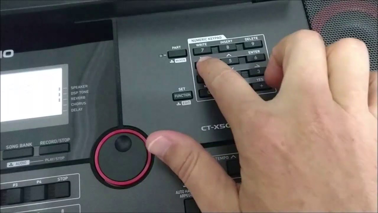 Casio CTX 5000 | Memorizando as configurações do painel