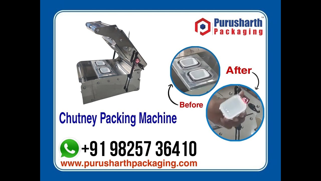 Chutney Packing Machine (Tray Sealer)