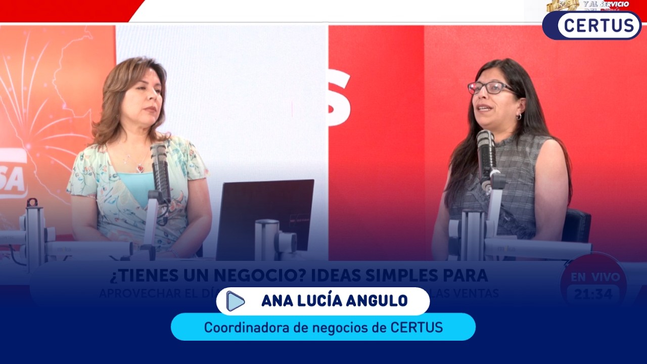 #certusenmedios Ana Lucia Angulo en Exitosa: ¿Cómo puede el Pisco Sour impulsar tu emprendimiento?