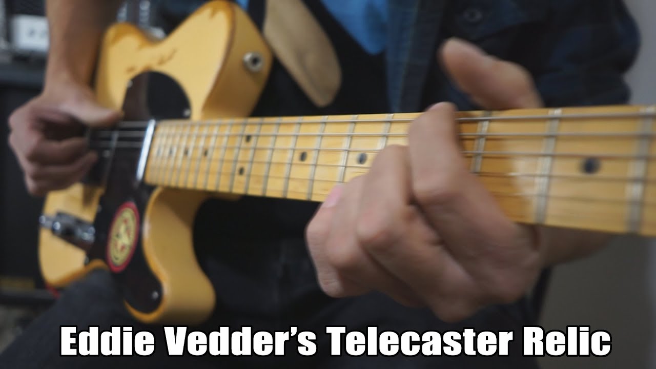 Eddie Vedder's Telecaster Relic for Pearl Damn