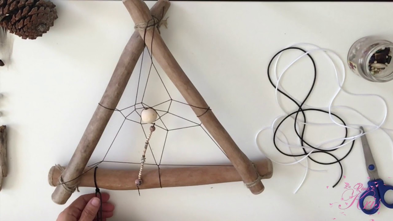 (TUTO) Fabriquer un attrape rêves indien