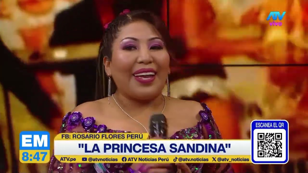 Rosario Flores (Folklore)  ATV Noticias Edición Matinal Diciembre 2025