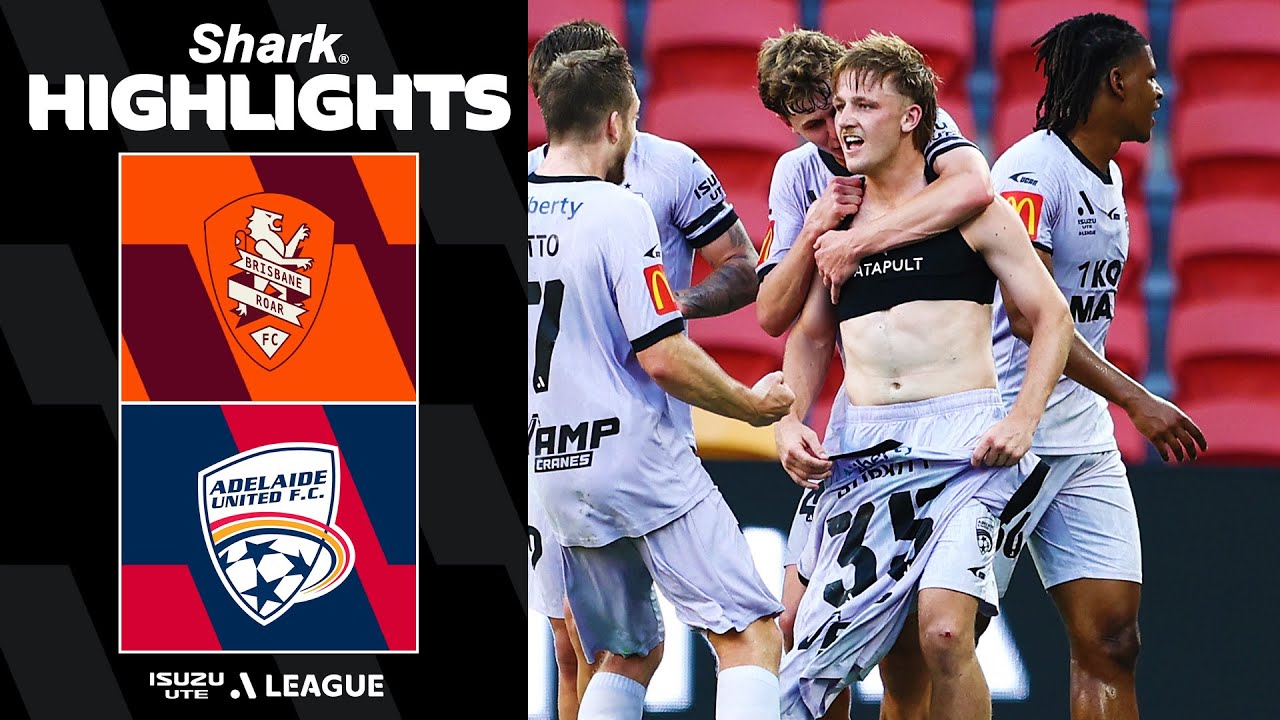 Brisbane Roar v Adelaide United | SHARK HIGHLIGHTS | Isuzu UTE A-League 2025-26 | Round 14