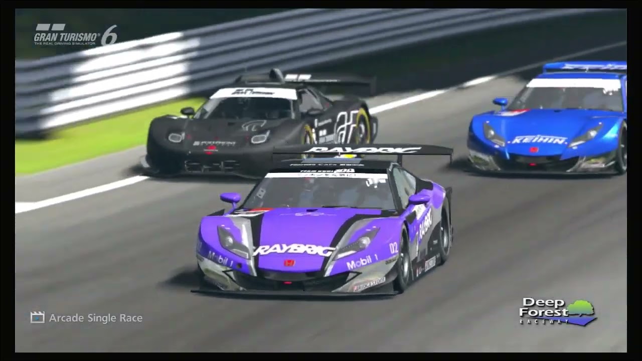 Gran Turismo 6 Replay (PS3) - Honda RAYBRIG HSV-010 '12 in Deep Forest Raceway, Part 2