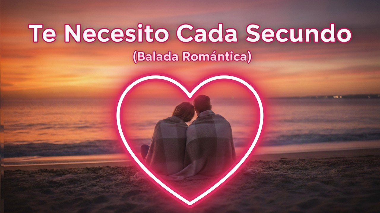 Te Necesito Cada Segundo 💙 | Balada Romántica Profunda de Amor Eterno