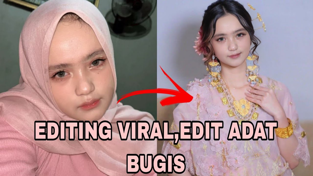 EDIT FOTO JADI PENGANTIN ADAT BUGIS 