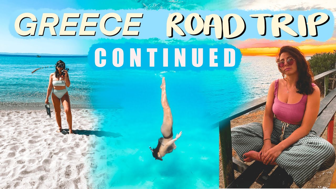 GREECE ROAD TRIP CONTINUED 😍🇬🇷Halkidiki 2nd Leg - Sithonia