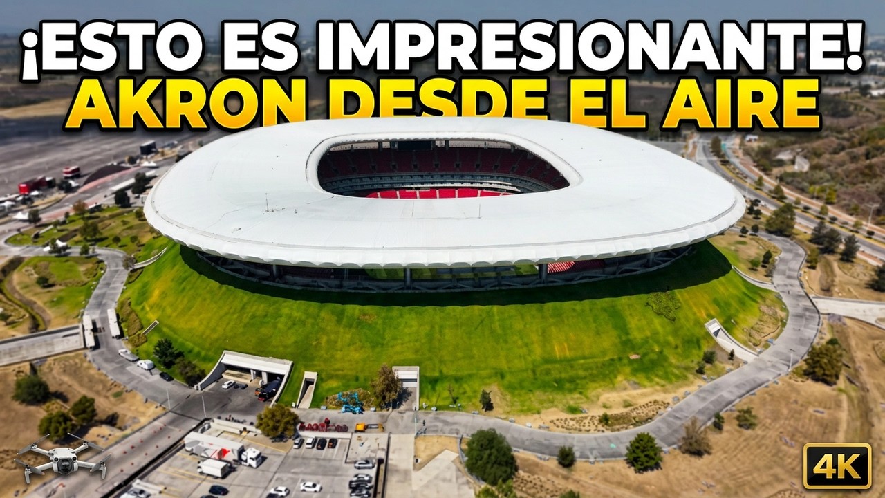 Sobrevuelo Estadio Akron listo para el Mundial