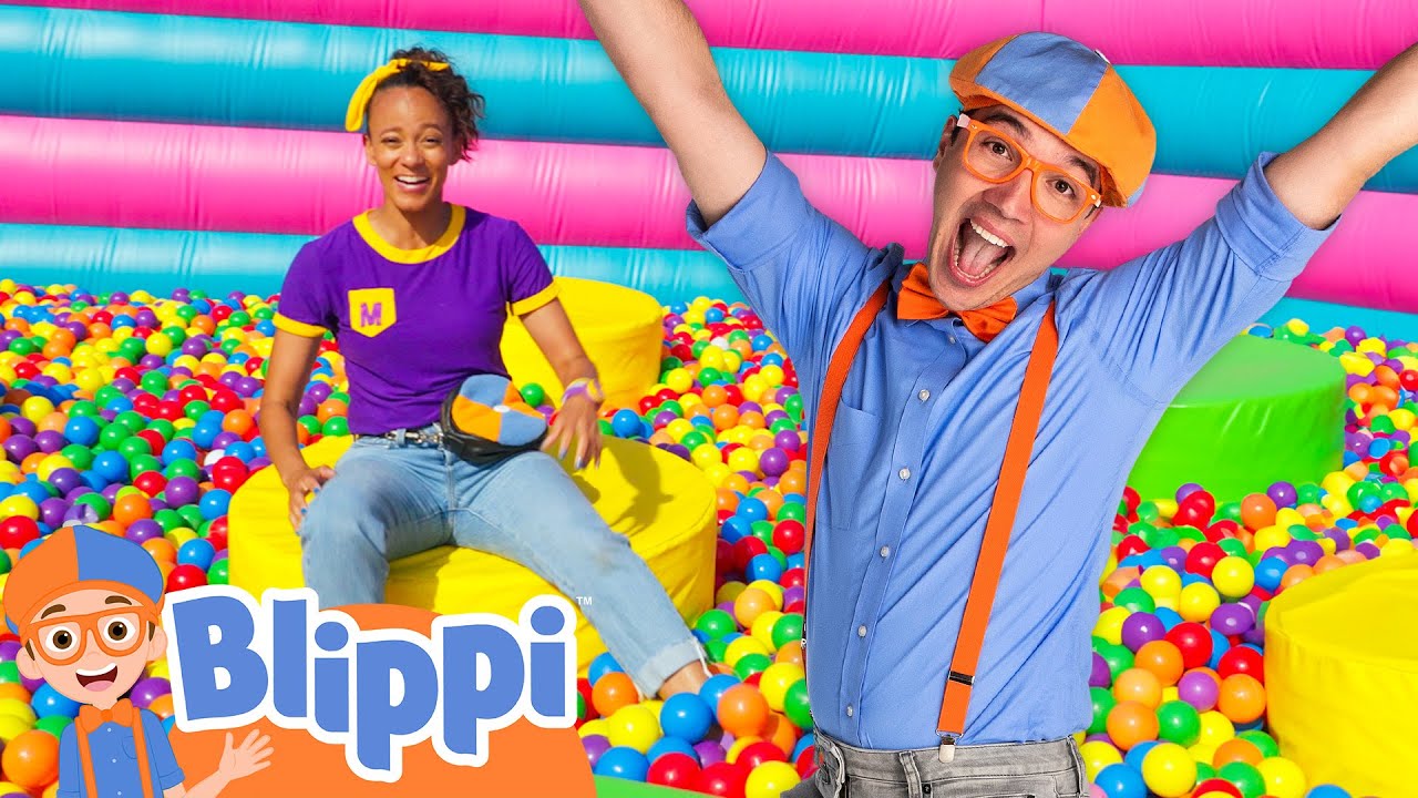 Blippi's Biggest Ball Pit Challenge! | BEST OF BLIPPI TOYS | Educational Videos for Kids