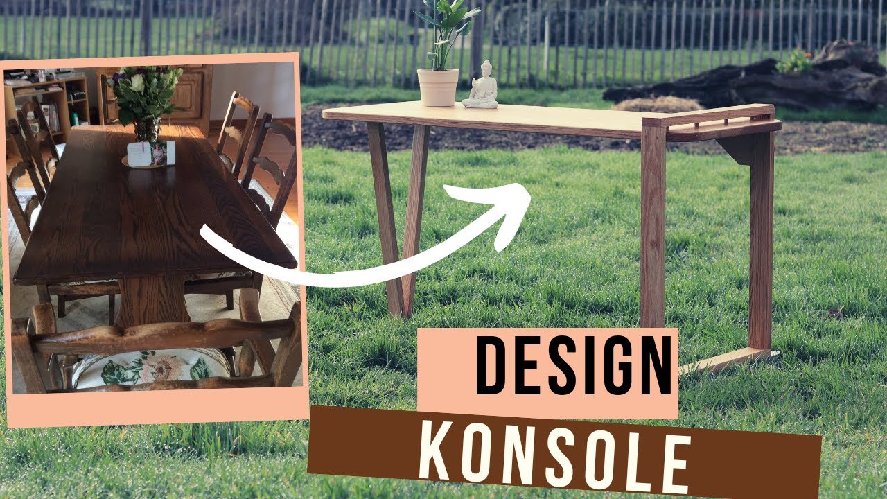 Der ESSTISCH wird zum DESIGN-OBJEKT | Holz-Upcycling