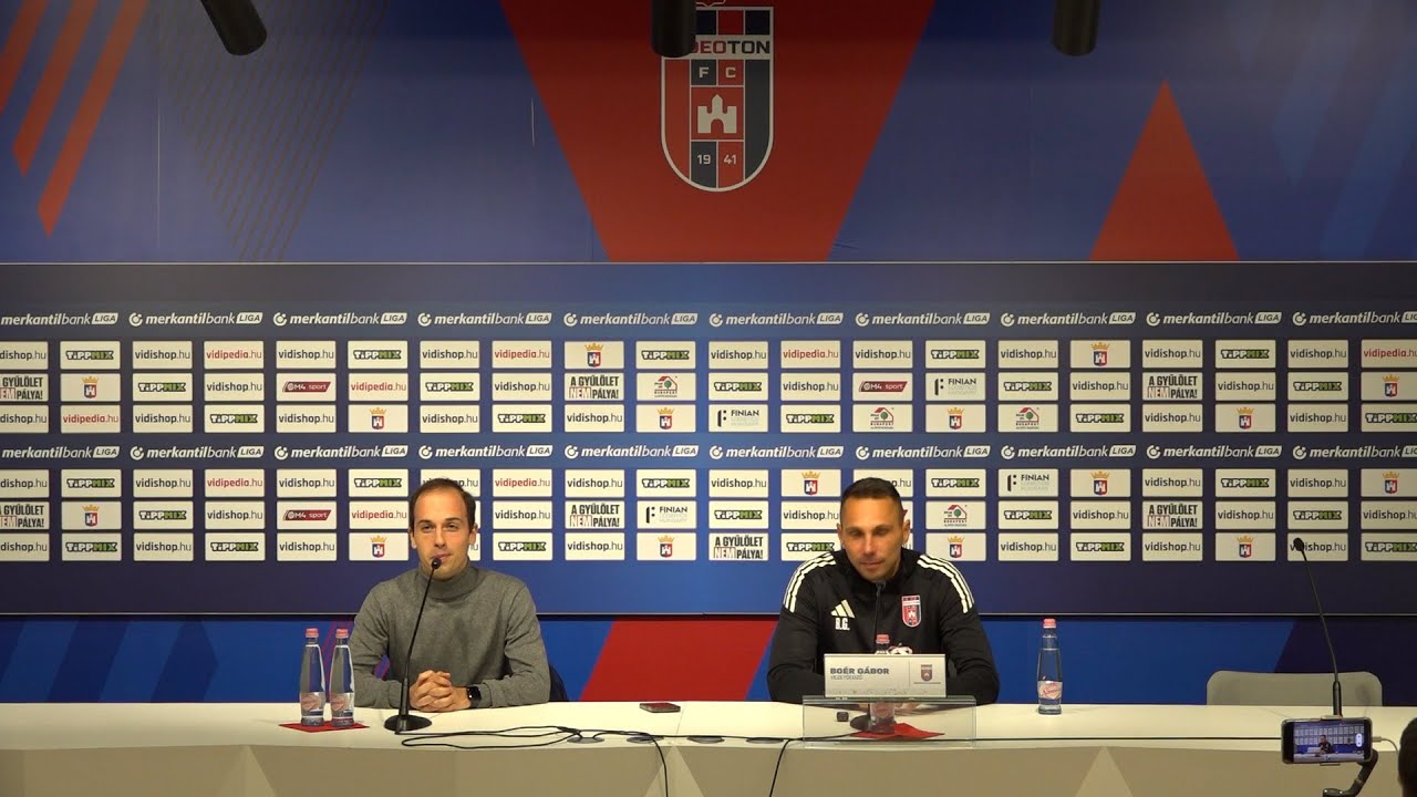 Videoton FC Fehérvár - Szeged-Csanád Grosics Akadémia (1-0) | Mérkőzés utáni sajtótájékoztató