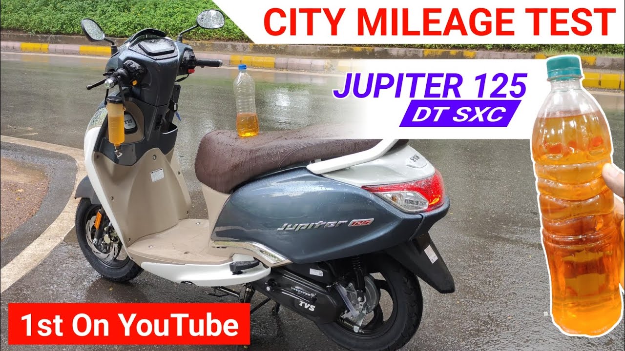 Tvs Jupiter 125 Mileage Test 2025 ⛽| Tvs Jupiter 125 New Model Mileage Test 2025| Jupiter 125 DT SXC