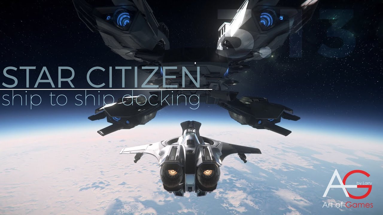 Star Citizen Alpha 3.13, Ship to ship docking, RSI Aquila