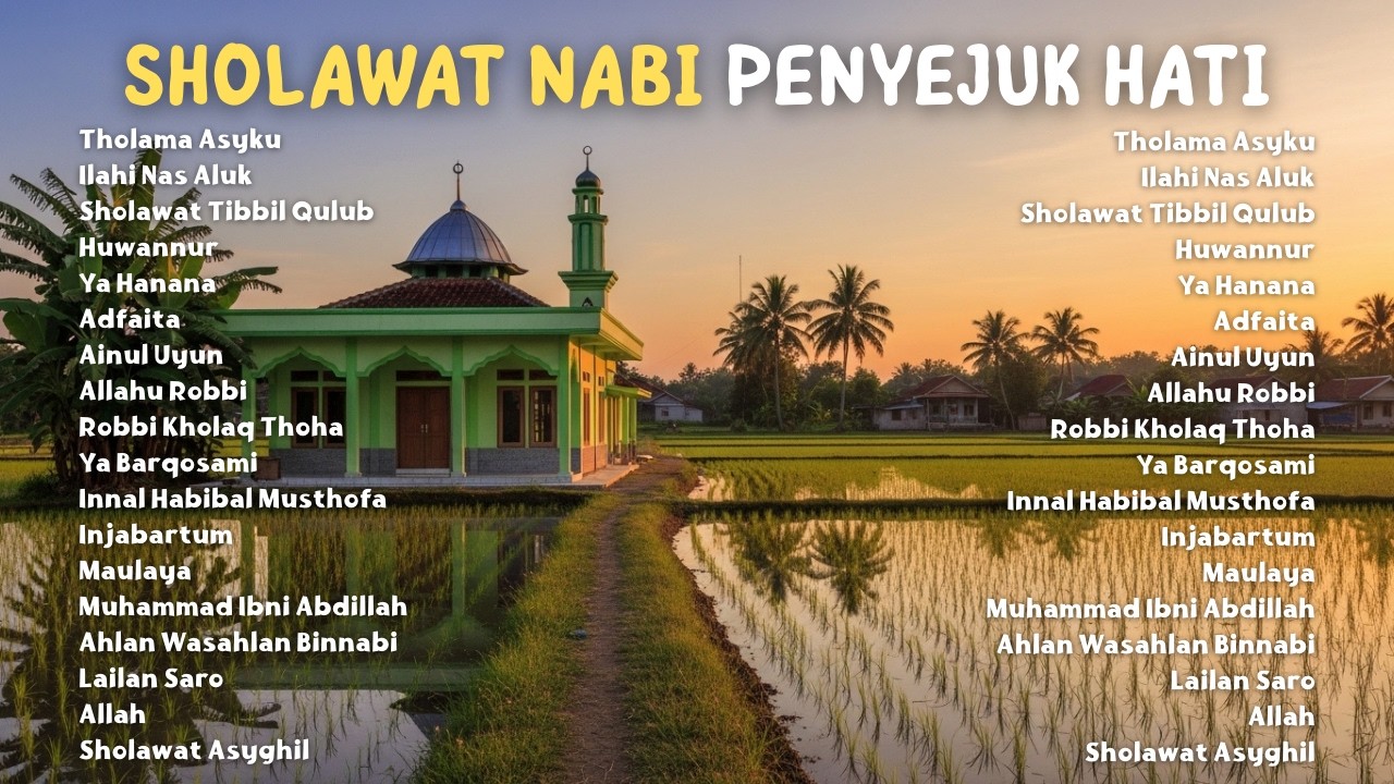 THOLAMA ASYKU | SHOLAWAT NABI MERDU PENYEJUK HATI YANG LELAH 🤲✨