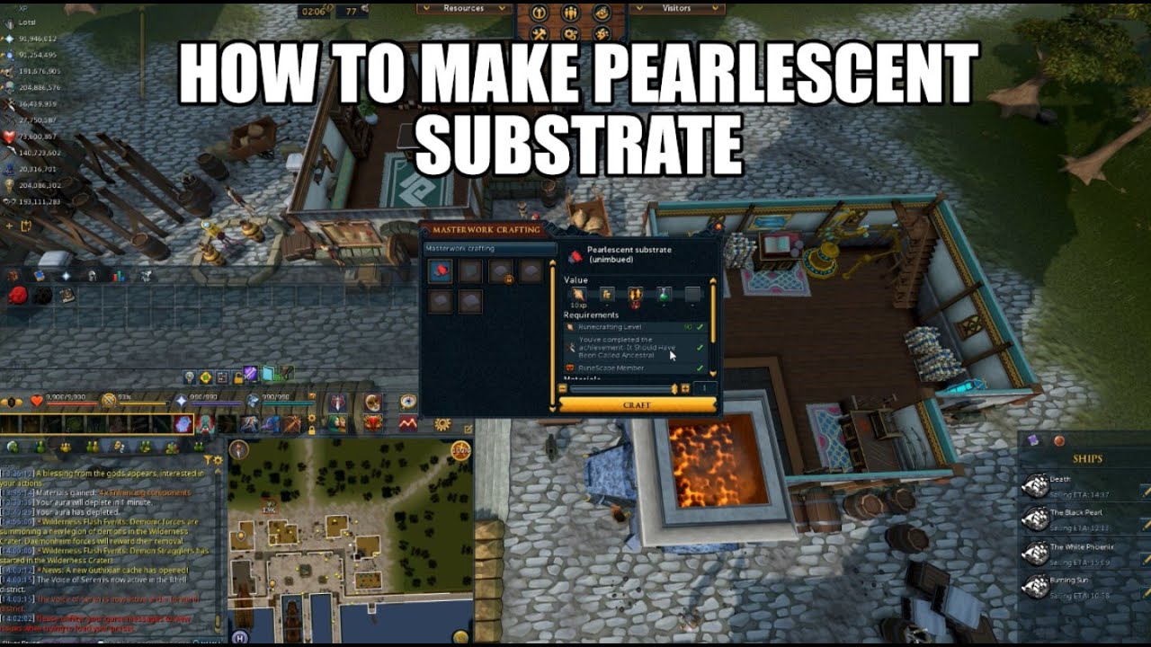 How to make Pearlescent substrate | Runescape 3