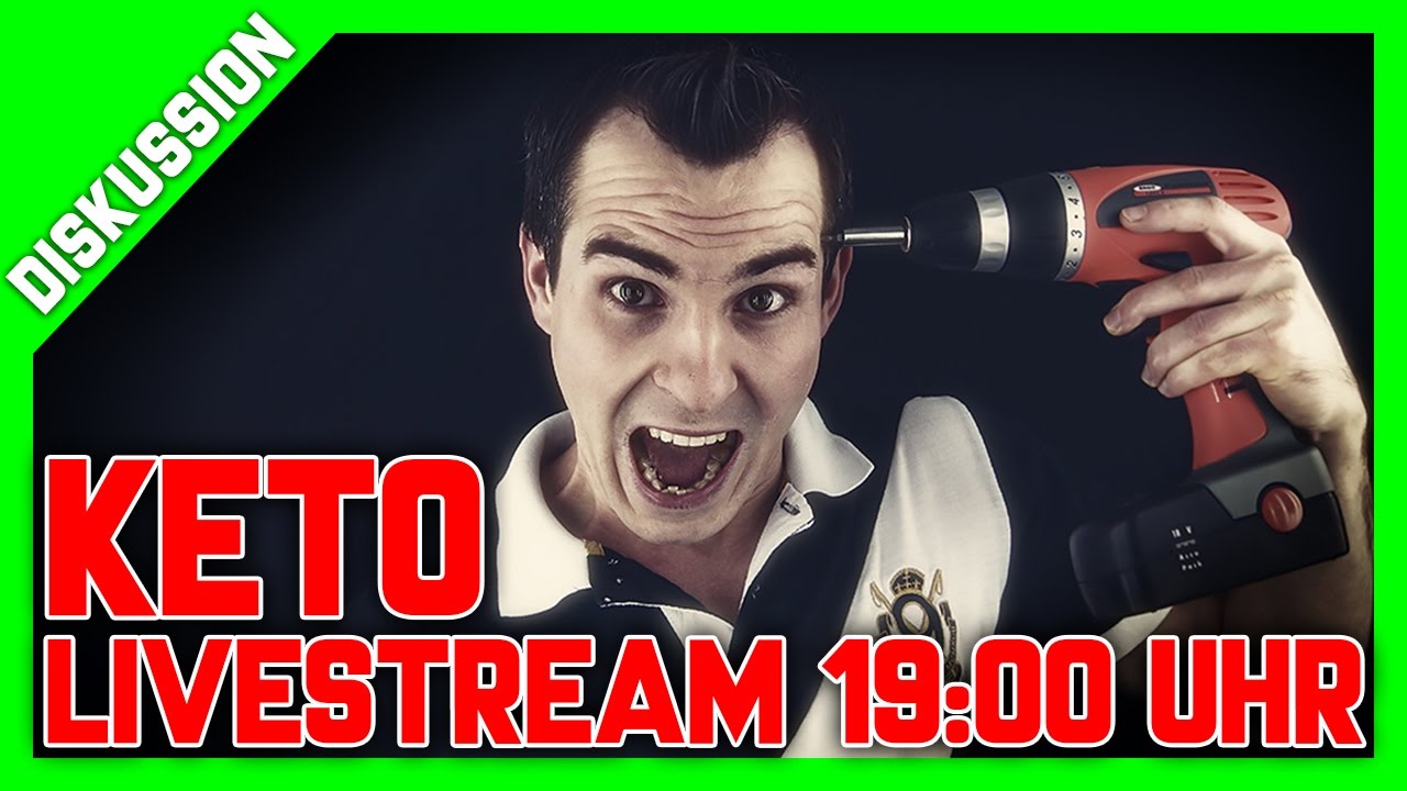 KETO Livestream 19:00 Uhr Sonntag - Ketose, Krafttraining, Ausdauer, Analysen, Fragen