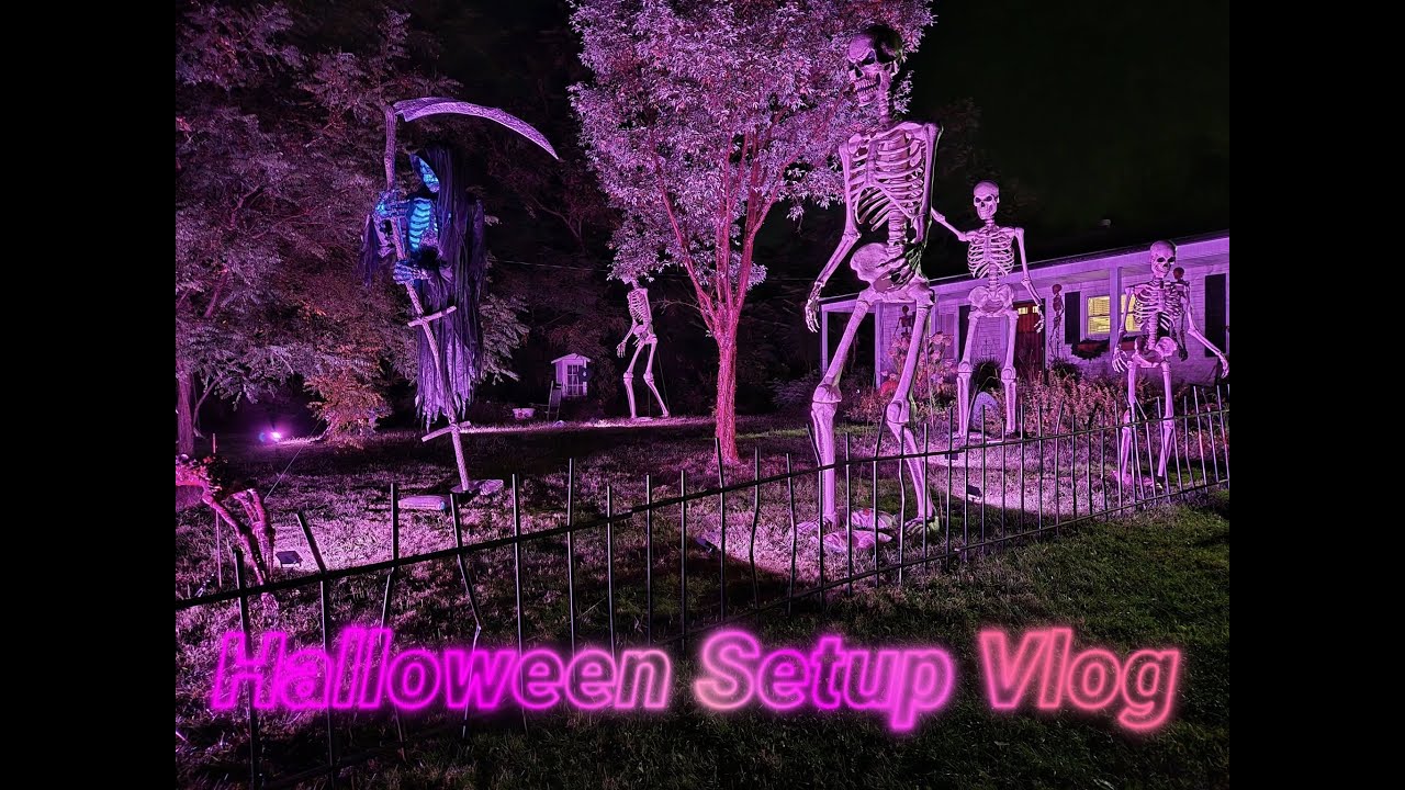 Halloween Setup Vlog