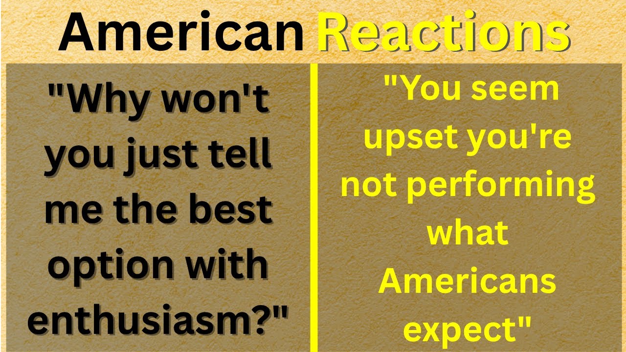 The Real Reason Americans Can't Handle Calm Conversations