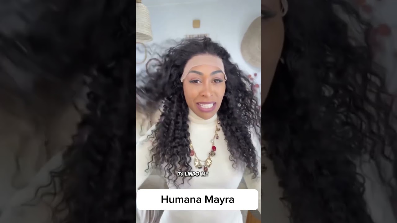 ✨ Mayra &eacute; a defini&ccedil;&atilde;o de poder em cachos! Uma lace humana com volume na medida, textura perfeita