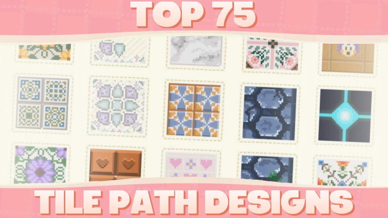 Top 75 Custom Tile Path Designs For Animal Crossing New Horizons!