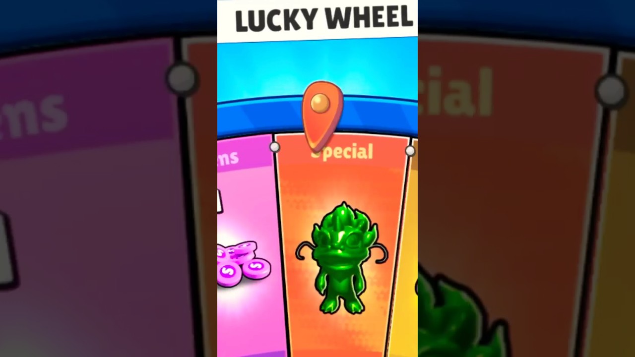 LUCKY WHEEL SPIN STUMBLE GUYS 😍 #trending #gamingbro