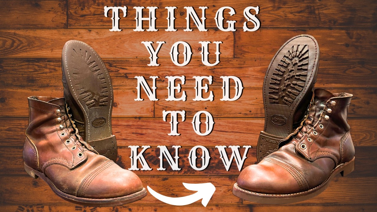 Посмотрите это видео перед заменой подошвы на ваших кроссовках Redwing Iron Rangers.