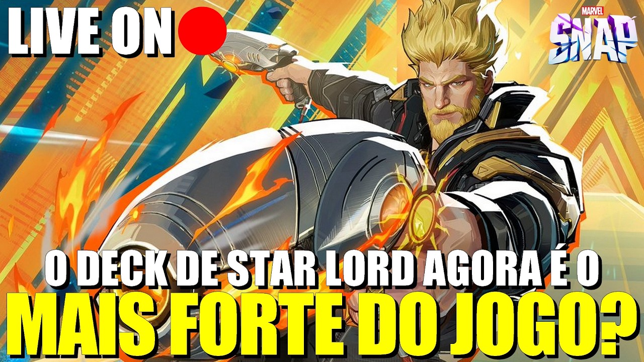 [SORTEIO DE PASSE] STAR LORD TEM O DECK MAIS FORTE DO META? | MARVEL SNAP |
