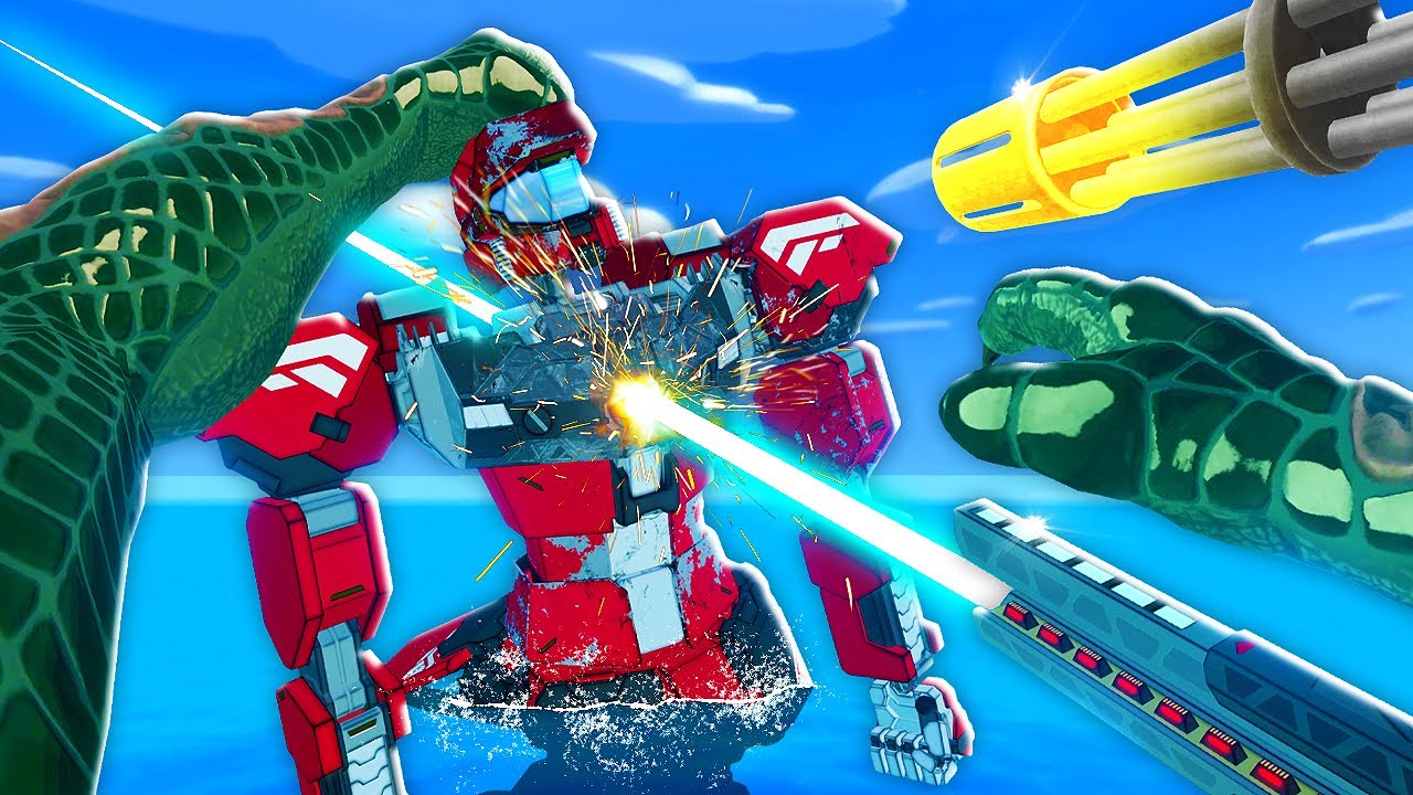 FULL POTENTIAL Kaiju DESTROYS Mechs (Monster Titan Simulator VR)